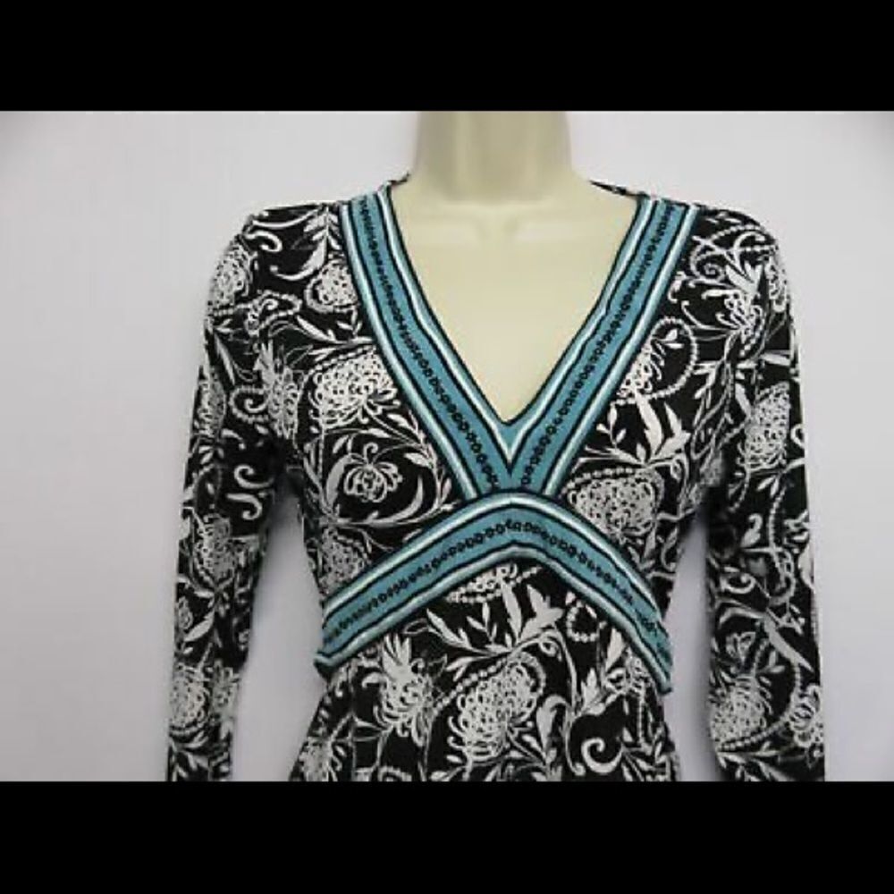 Loft tie back knit top Sz med-petite